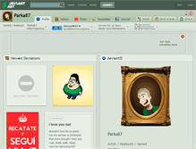 Tablet Screenshot of parka87.deviantart.com