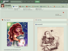 Tablet Screenshot of chivohit.deviantart.com
