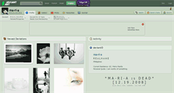 Desktop Screenshot of ma-ri-a.deviantart.com