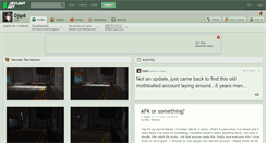 Desktop Screenshot of djsp8.deviantart.com