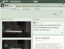Tablet Screenshot of djsp8.deviantart.com
