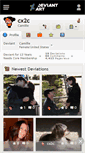 Mobile Screenshot of cx2c.deviantart.com