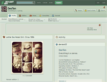 Tablet Screenshot of deeten.deviantart.com