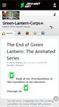 Mobile Screenshot of green-lantern-corps.deviantart.com