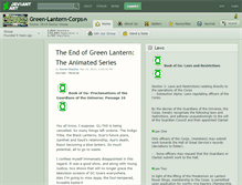 Tablet Screenshot of green-lantern-corps.deviantart.com