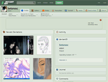 Tablet Screenshot of betonosc.deviantart.com