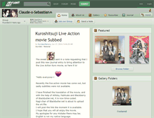 Tablet Screenshot of claude-x-sebastian.deviantart.com