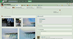 Desktop Screenshot of normaajean.deviantart.com