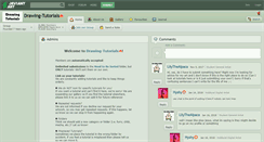 Desktop Screenshot of drawing-tutorials.deviantart.com