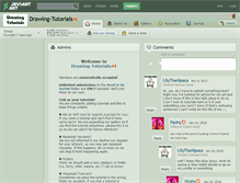Tablet Screenshot of drawing-tutorials.deviantart.com