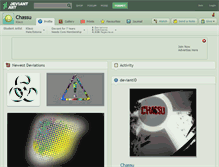 Tablet Screenshot of chassu.deviantart.com
