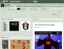 Tablet Screenshot of dcc159.deviantart.com