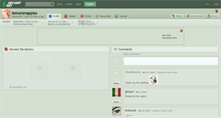 Desktop Screenshot of lemonsnapples.deviantart.com