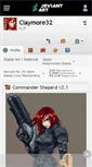 Mobile Screenshot of claymore32.deviantart.com