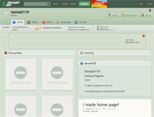Tablet Screenshot of henka0119.deviantart.com