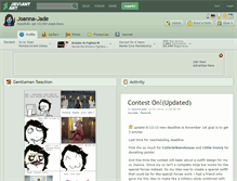 Tablet Screenshot of joanna-jade.deviantart.com