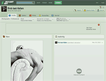 Tablet Screenshot of first-last-fallen.deviantart.com