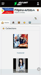Mobile Screenshot of filipino-artists.deviantart.com