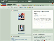 Tablet Screenshot of filipino-artists.deviantart.com