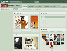 Tablet Screenshot of fantastic-foxes.deviantart.com