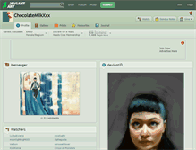 Tablet Screenshot of chocolatemilkxxx.deviantart.com