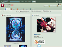 Tablet Screenshot of koveliana.deviantart.com