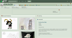 Desktop Screenshot of invisor-the-pink.deviantart.com