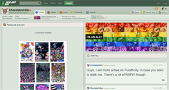 Desktop Screenshot of chocolatechilla.deviantart.com