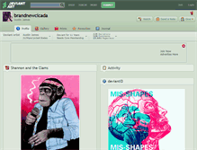 Tablet Screenshot of brandnewcicada.deviantart.com