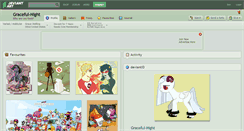 Desktop Screenshot of graceful-night.deviantart.com