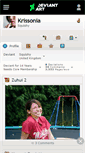 Mobile Screenshot of krissonia.deviantart.com