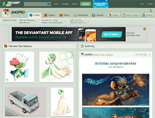 Tablet Screenshot of angpro.deviantart.com