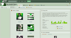 Desktop Screenshot of doc-scratch-fans.deviantart.com