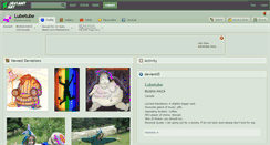 Desktop Screenshot of lubetube.deviantart.com