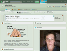 Tablet Screenshot of afterfield.deviantart.com