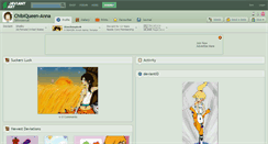 Desktop Screenshot of chibiqueen-anna.deviantart.com