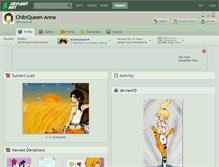 Tablet Screenshot of chibiqueen-anna.deviantart.com