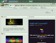 Tablet Screenshot of nonlin3.deviantart.com