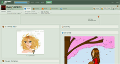 Desktop Screenshot of mysterygirl2701.deviantart.com