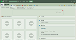 Desktop Screenshot of diablotaz.deviantart.com