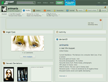 Tablet Screenshot of animania.deviantart.com