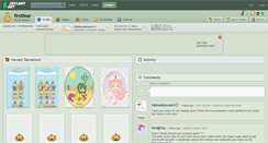 Desktop Screenshot of firstfear.deviantart.com