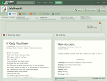 Tablet Screenshot of christineyuki.deviantart.com