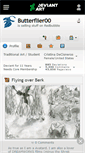 Mobile Screenshot of butterflier00.deviantart.com