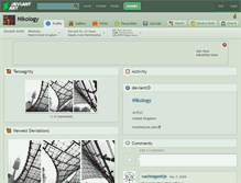 Tablet Screenshot of nikology.deviantart.com