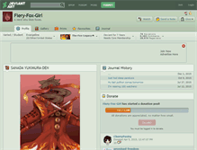 Tablet Screenshot of fiery-fox-girl.deviantart.com