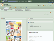 Tablet Screenshot of k-neko.deviantart.com
