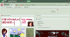 Desktop Screenshot of cherry-inc.deviantart.com