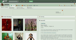 Desktop Screenshot of calievee.deviantart.com