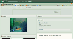 Desktop Screenshot of cinnamonhunter.deviantart.com